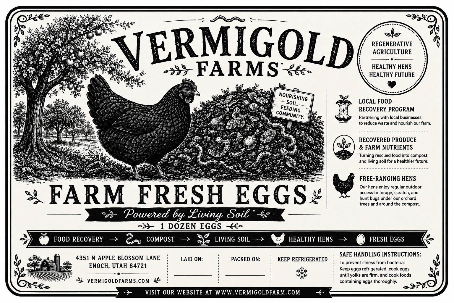 VermiGold Farms Fresh Eggs