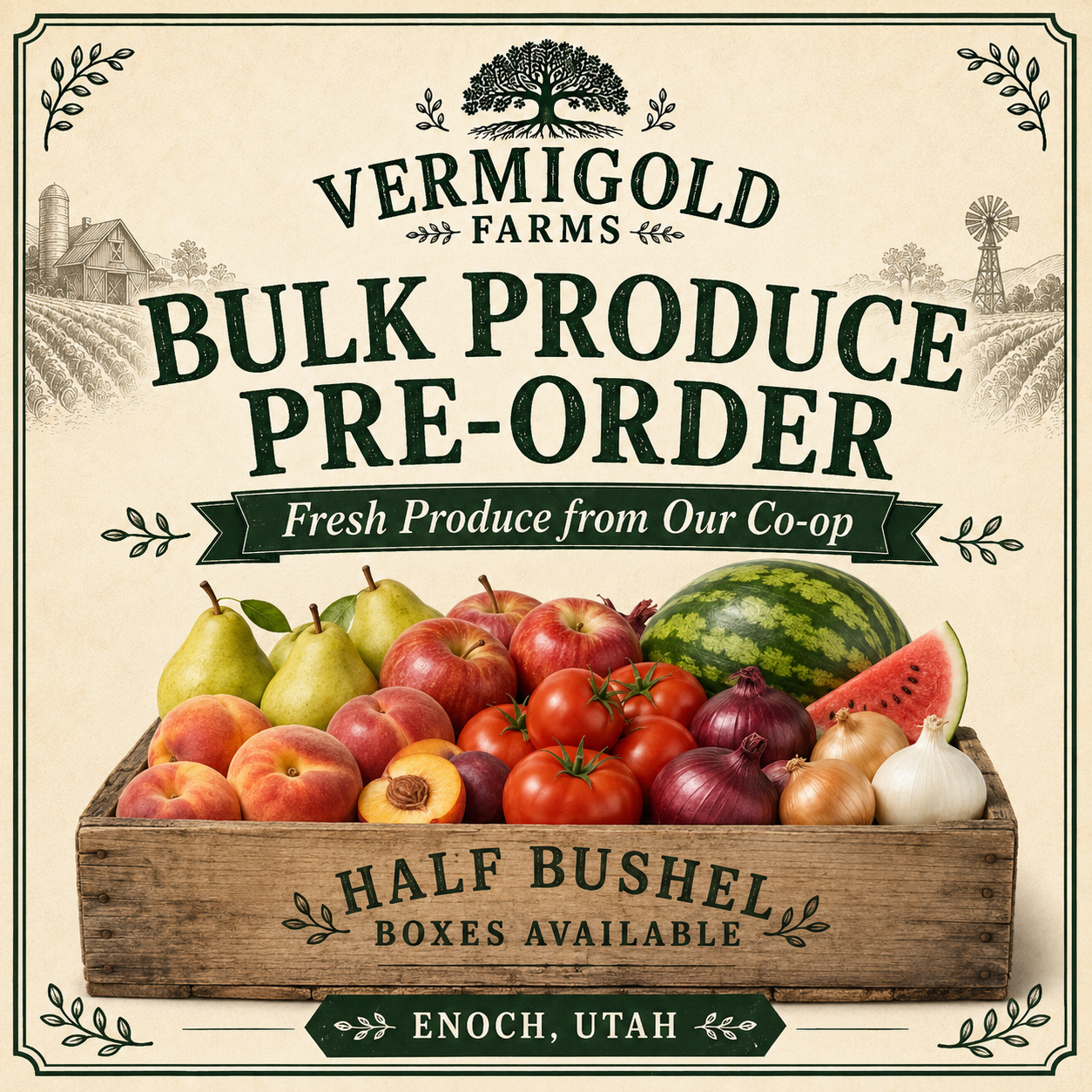 This week's harvest — VermiGold Farms bulk produce